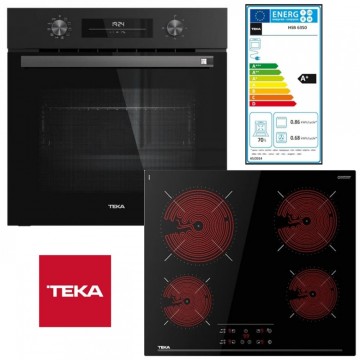 Teka Set HSB 6350 FBK Πολυλειτουργικός Φούρνος 71lt & TBC 64010 Κεραμική Εστία Αυτόνομη Μαύρη Teka Set HSB 6350 FBK Πολυλειτουργικός Φούρνος 71lt & TBC 64010 Κεραμική Εστία Αυτόνομη Μαύρη